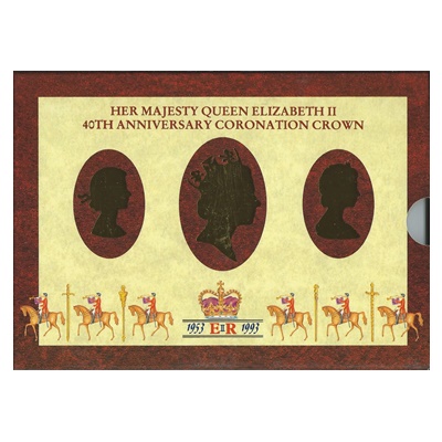 1993 BU £5 Crown Pack – HM QEII 40th Anniversary Coronation